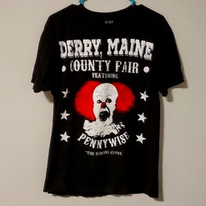 A tee shirt from the movie It!  Black large